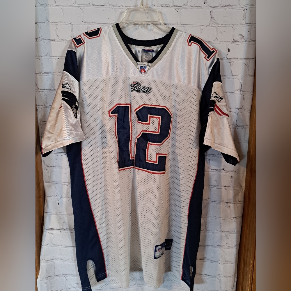 Vintage Patriots Brady 12 Jersey Reebok men's xl